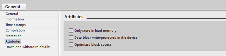 Step3: TIA Portal Data Block Settings