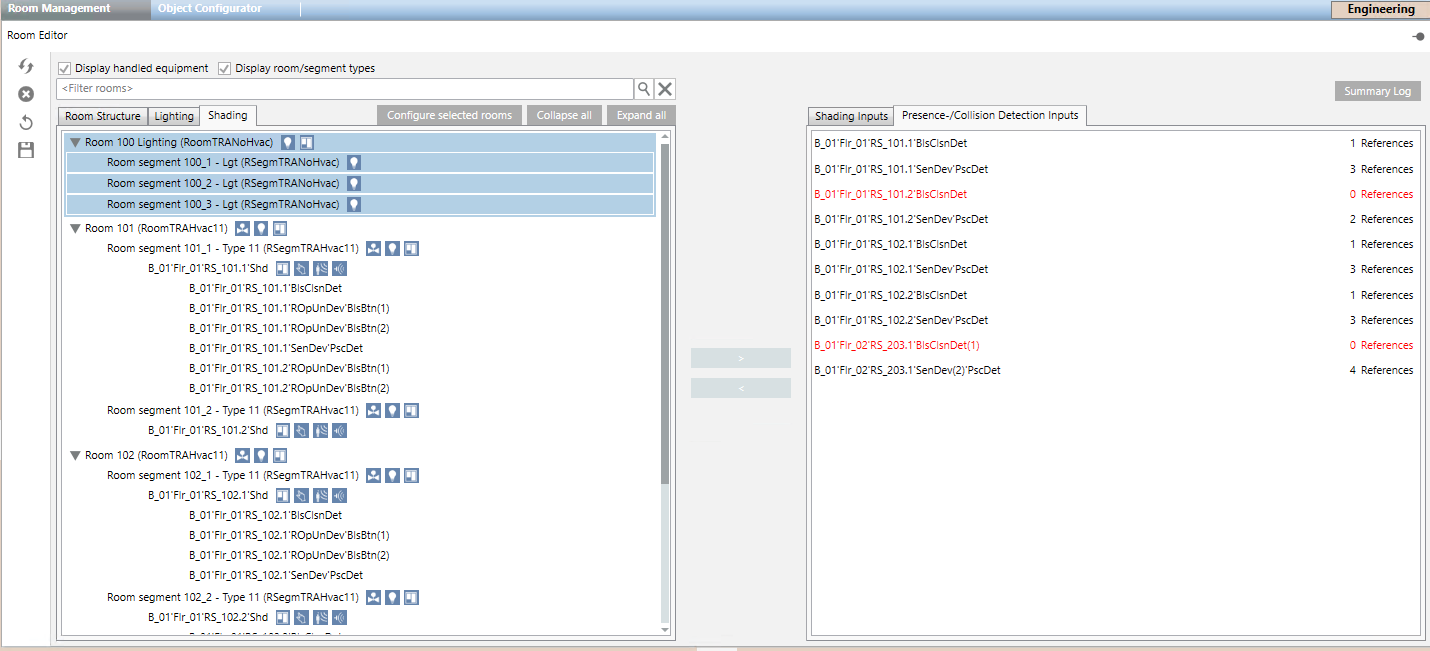 Room Management Overview: Shading
