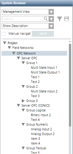 OPC Items Hierarchy