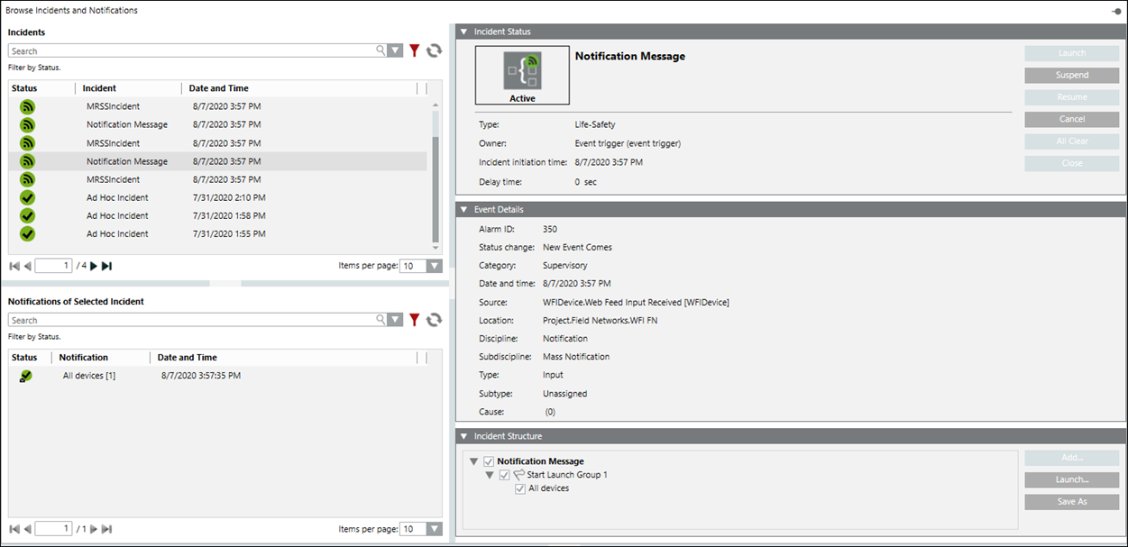 Notification Procedure
